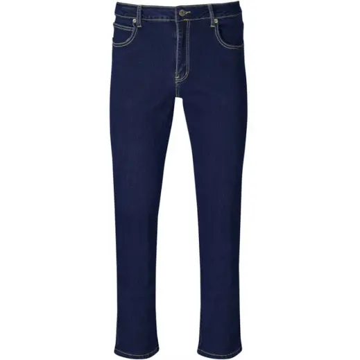 Mens Fashion Denim Jeans Dark Blue Front